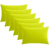 vidaXL Kissenbezug 6 pcs HEERLEN Hellgrün 30 x 50 cm Polyester