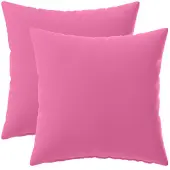 vidaXL Kissenbezug 2 pcs HEERLEN Rosa 30 x 30 cm Polyester