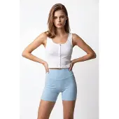 MixRay Hochtaillierte Skinny-Radsportshorts