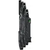 Schneider Electric Electric RSL1PRPU Schmales Interface-Relais RSL im Sockel, 1 W, 6 A, LED, Federzug, 230VAC/DC - 10 Stück