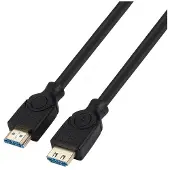 TTL NETWORK HDMI-Kabel (Rastnasen) 20,0m, HDMI St./St. Ethernet, schwarz, HDMI Highspeed, Ethernet, UHD/4K fähi
