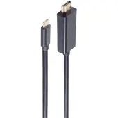 Shiverpeaks BS10-57045 Videokabel-Adapter 3 m USB Typ-C HDMI Schwarz