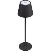Goobay Kabellose LED-Tischleuchte, Größe M, 37 cm, schwarz