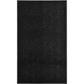 Décoshop26 - Waschbare Fußmatte schwarz 90x150 cm DEC023177 DEC023177