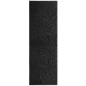 Décoshop26 - Waschbare Fußmatte schwarz 60 x 180 cm DEC023175
