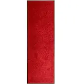 Décoshop26 - Waschbare Fußmatte rot 60 x 180 cm DEC023185 DEC023185