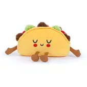BESITOS Squishy Spielzeug Taco 23cm Kuscheltier Stressball
