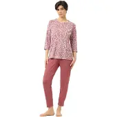 Mey Leo-Pyjama Serie Sleepy Leo Bridal Rose | Größe 46