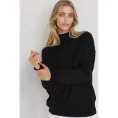 MyFashion Oversized Halb-Stehkragen Strickpullover
