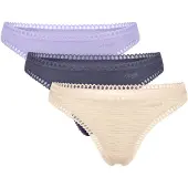 Sloggi String "GO Crush" dehnbare Spitzendetails, Multipack, Cotton-Mix, bequem