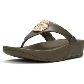 FitFlop Lulu Zehenstegsandalen GRUN 40