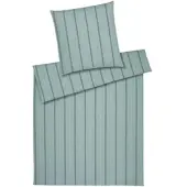 Elegante Soft-Flanell Bettwäsche Cornwall tannengrün Kissenbezug einzeln 40x80 cm - grün