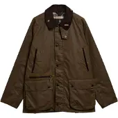 Barbour für Herren. MWX2616 Gewachste Icons Bedale Jacke braun (L), Lässig, Baumwolle