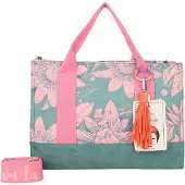 Fritzi aus Preußen Schultertasche Umhängetasche Fritzi x Frida Kahlo Tote Bag Limited Limited Bloom Green grün