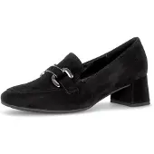 Gabor Pumps Blockabsatz, Abendschuh, Businessschuh mit edler Zierspange, Weite G