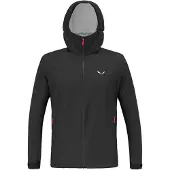 Salewa - Leichte und wasserdichte Jacke - Puez 2.5L PTX Jacket M Black Out für Herren - Größe L - schwarz