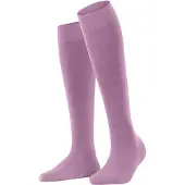 Falke Softmerino Damen Kniestrümpfe, 37-38, Rosa, Uni, Schurwolle