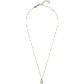 Alisia - Gold-plated necklace with Swarovski pearls "R" AL4258.01.918