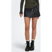 ONLY Lederimitatrock "ONLSTORY HW FAUX LEA SKIRT CC PNT" Lederimitat