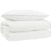 vidaXL Gänsedaunen-Bettdecken-Set 90% FULDA 2 stk. 150 x 200 cm Weiß