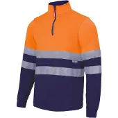 VELILLA Hoodie mit Reissverschluss hohe Sichtbarkeit