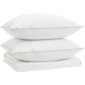 vidaXL Gänsedaunen-Bettdecken-Set 90% FULDA 3 stk. 200 x 220 cm Sommer