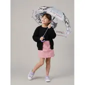 Hello Kitty Und Kuromi Transparenter Regenschirm Manuell Kinder