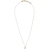 Alisia - Gold-plated necklace with Swarovski pearls "S" AL4258.01.919