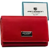 Peterson Damen Geldbörse Leder+PU PTN PS112-HNL-2937 Rot