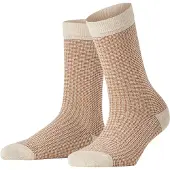 Falke Socken "Family Special Edition", Kinder, Gr. 39-42, beige (linen meliert (4541)), Obermaterial: 84% Baumwolle CO. 15% Polyamid PA. 1% Elasthan EL., glatt, Socken Socken