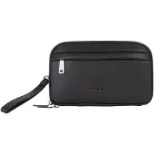 Valentino Kulturbeutel Karo Soft Cosmetic Case Nero
