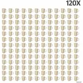 Ritzenhoff & Breker Ritzenhoff 120x Jasper Kaffeebecher 250ml H10,4cm Vanille Tee-Tassen