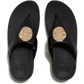 FitFlop Lulu Zehenstegsandalen SCHWARZ 37