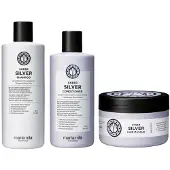 Maria Nila Sheer Silver Luxus-Set – 350+300+250ml
