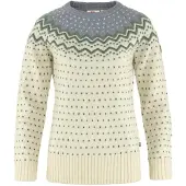 Fjällräven övik Knit Sweater W chalk white-flint grey (113-055) M