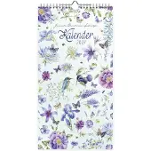 Comello Janneke Brinkman Monatsnotizkalender 2027 Blaue Blumen