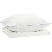 vidaXL 90% Gänsedaunen Bettwäsche-Set FULDA 2 stk. 155 x 200 cm Sommer