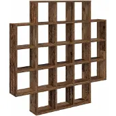 vidaXL Wandregal Altholz 100 x 13 x 100 cm Holzwerkstoff