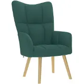 vidaXL Relaxsessel Dunkelgrün Stoff