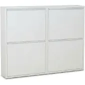 Ebuy24 Schuhkipper Pisa 4 Klappen weiss