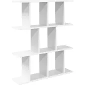 vidaXL Wandregal Weiß 80 x 20 x 96 cm Holzwerkstoff
