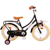 Volare Excellent Kinderfahrrad - Mädchen - 16 Zoll - Schwarz - 95 % zusammengebaut