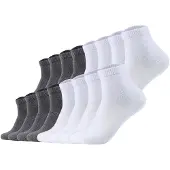 s.Oliver Kurzsocken "Socken 16er Pack", Herren, Gr. 39-42, bunt (weiß, grau), Obermaterial: 62% Baumwolle CO. 36% Polyester PES. 2% Elasthan EL., Socken Kurzsocken