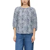 s.Oliver Druckbluse 3/4-Arm Sommerbluse / bedruckt / Rundhals