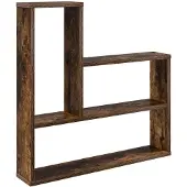 vidaXL Wandregal Raucheiche 60 x 11 x 60 cm Holzwerkstoff