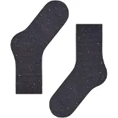 Falke Socken "Sparkle Stripes", Kinder, Gr. 35-38, schwarz (schwarz (3000)), Obermaterial: 61% Wolle WO. 37% Polyamid PA. 2% Polyester PES., schimmernd, Socken Socken