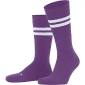 Falke Dynamic Unisex Socken, 44-45, Lila, Streifen, Baumwolle