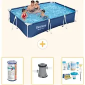 Bestway Steel Pro Rechteckig - 300x201x66 cm - 4-teilig S22718
