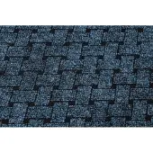 Rugsx Türmatte rutschfest 100 cm VECTRA 800 Draußen, Innen blau 100x220 cm