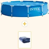 Intex Frame Pool Rund - 366x76 cm - 2-teilig S21331